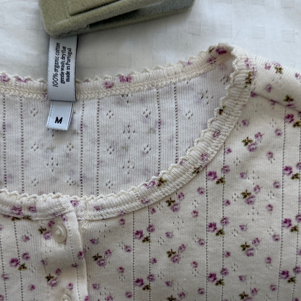 Cou Cou Intimates - English Rose - Cropped Cardi - Medium - Like New! - Picture 9 of 11